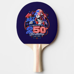 America 250 Deuce Ping Pong Paddle