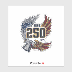 America 250 Eagle Wings 2026 Patriotic Design_1