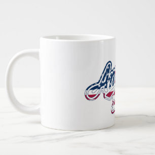 America 250 Flag Script Semiquincentennial Design Large Coffee Mug