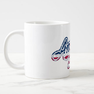 America 250 Flag Script Semiquincentennial Design Large Coffee Mug
