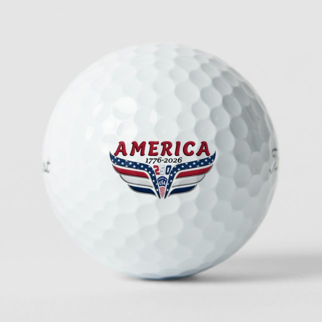 America 250 golf balls (Front)