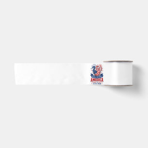 America 250 Happy Birthday Patriotic Celebration Satin Ribbon