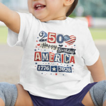 America 250 Happy Birthday Shirt | 4th July 2026