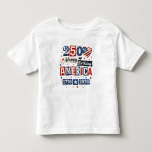 America 250 Happy Birthday Shirt 4th July 2026