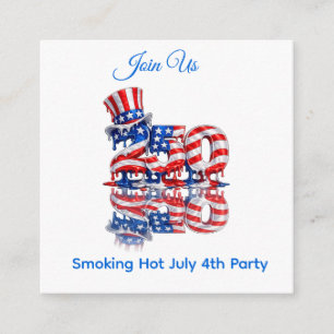 America 250 July 4th Key Chain Enclosure Card