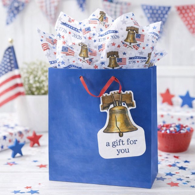 America 250 Liberty Bell Flag 1776-2026  Tissue Paper (Creator Uploaded)