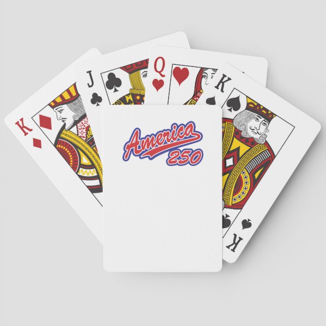 America 250 playing cards (Back)