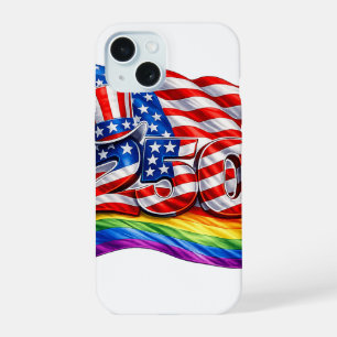 America 250 Pride Flag iPhone 15 Case