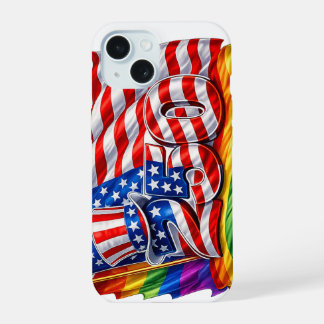 America 250 Pride Flag iPhone 15 Case