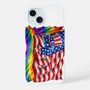 America 250 Pride Flag iPhone 15 Case