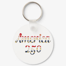 America 250 Red, White Blue Faux Gold
