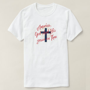 America 250 red white blue gold T-Shirt