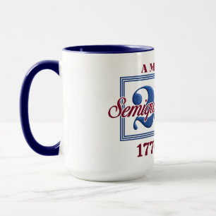 America 250 Semiquincentennial Graphic – 1776-2026 Mug