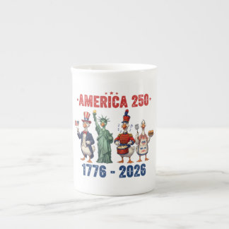 America 250 Silly Geese Funny Patriotic Coffee Mug