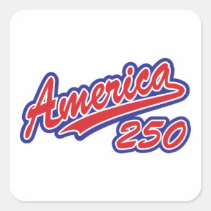 America 250 square sticker