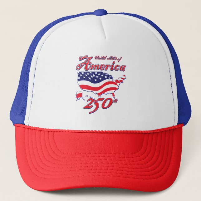 America 250 trucker hat (Front)