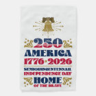 America 250 Weatherproof Personalized Garden Flag