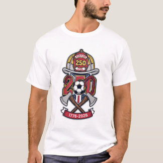 America 250 & World Cup 2026 Firefighter Edition T-Shirt