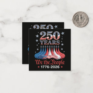 America 250 Years 4th of July Card