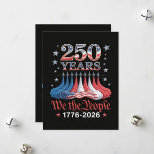 America 250 Years 4th of July Holiday Card