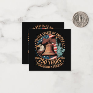 America 250 Years Card