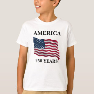 America 250 Years Flag Kid's T-Shirt