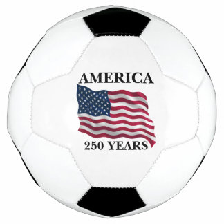 America 250 Years Flag Soccer Ball