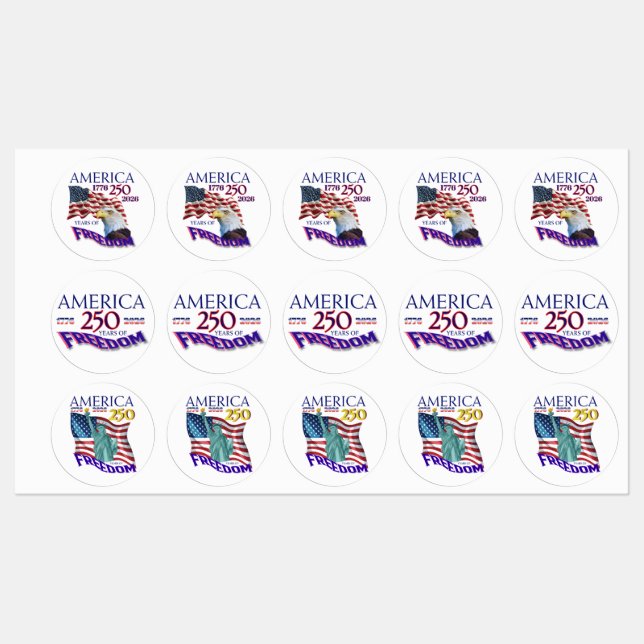 America 250 Years of Freedom (Sheet)