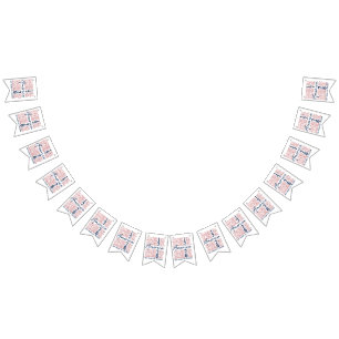 America 250 Years of Freedom – 1776-2026 Patriotic Bunting Flags