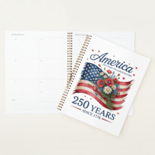 America 250 Years of Freedom 1776 2026 Planner
