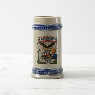 America 250 Years Patriotic Eagle Celebration Beer Stein