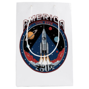 America 250th 1776 2026 medium gift bag