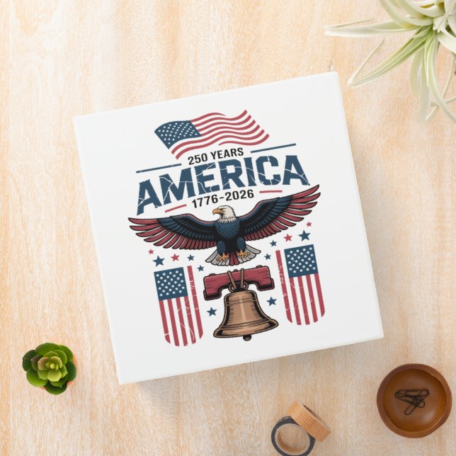 america 250th anniversary binder (In Situ)