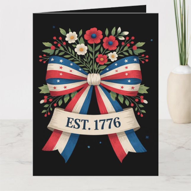 America 250th Anniversary Card (Front)