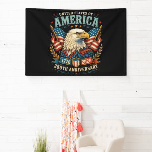 America 250th Anniversary Celebration Eagle Banner