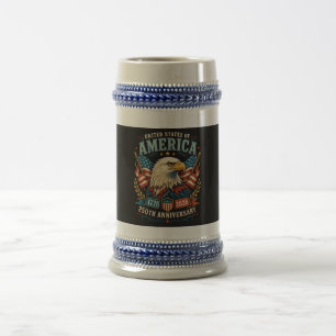 America 250th Anniversary Celebration Eagle Beer Stein