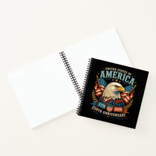 America 250th Anniversary Celebration Eagle Notebook