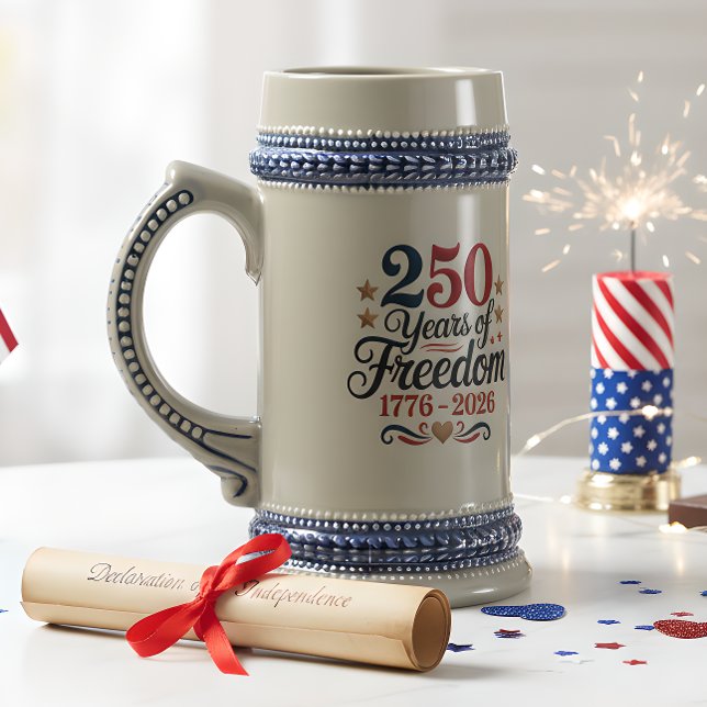 America 250th Anniversary Drinkware Beer Stein (Creator Uploaded)