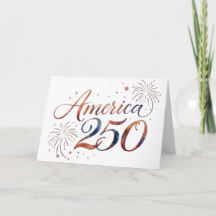 America 250th Anniversary Fireworks – Elegant  Invitation