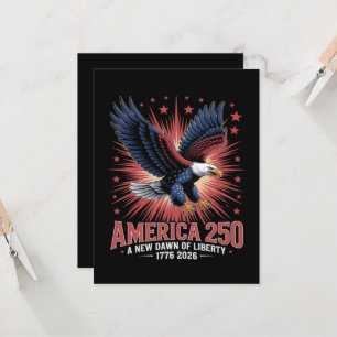 America 250th Anniversary  Invitation