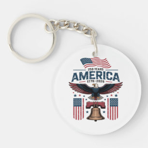 america 250th anniversary keychain