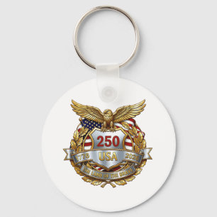 America 250th Anniversary Keychain