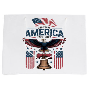 america 250th anniversary large gift bag