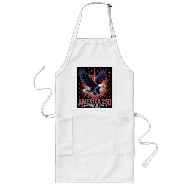 America 250th Anniversary Long Apron (Front)