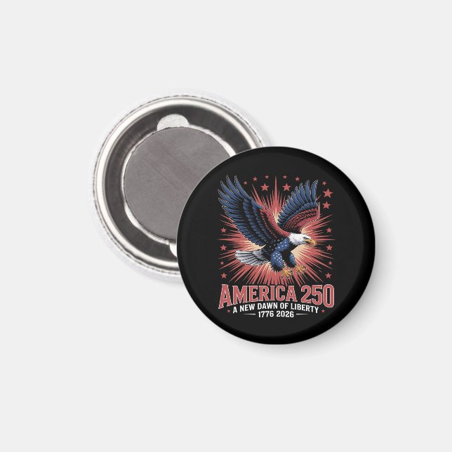 America 250th Anniversary  Magnet (Front/Back)