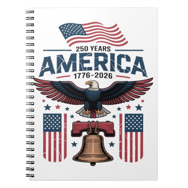 america 250th anniversary notebook (Front)