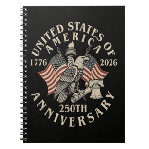 America 250th Anniversary Notebook