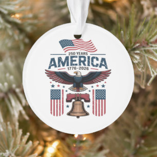 america 250th anniversary ornament