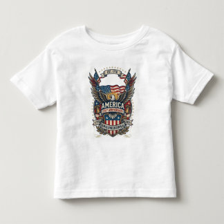 America 250th Anniversary Patriotic 1776 Freedom  Toddler T-shirt