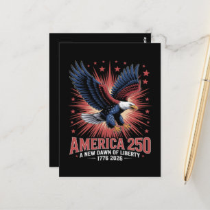 America 250th Anniversary  Postcard